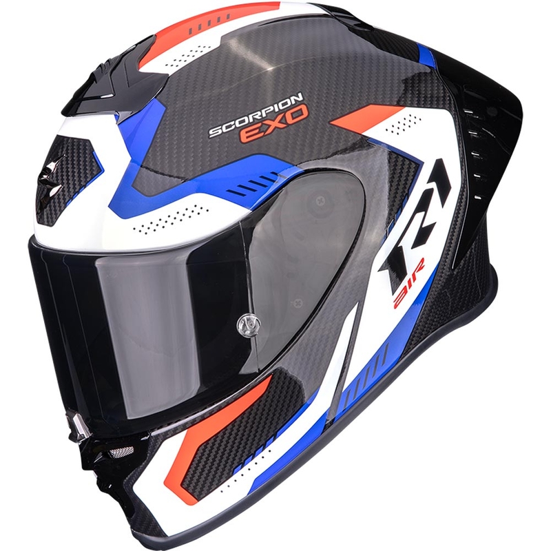 Casque intégral de moto Scorpion EXO-R1 EVO II Air Propel noir-blanc-rouge