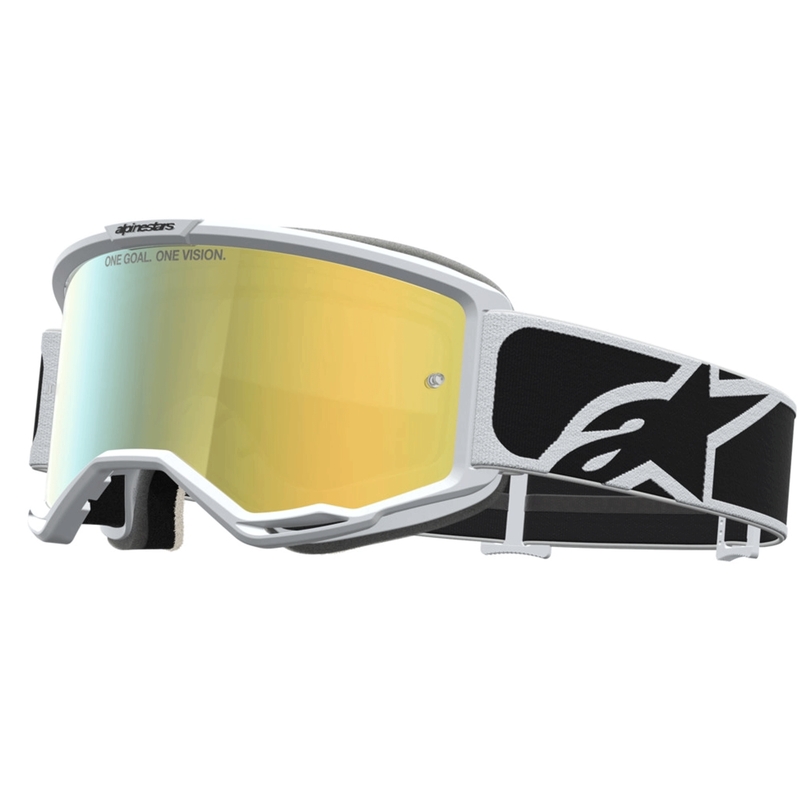 Lunettes de motocross Alpinestars Vision 5 Rora noir et blanc