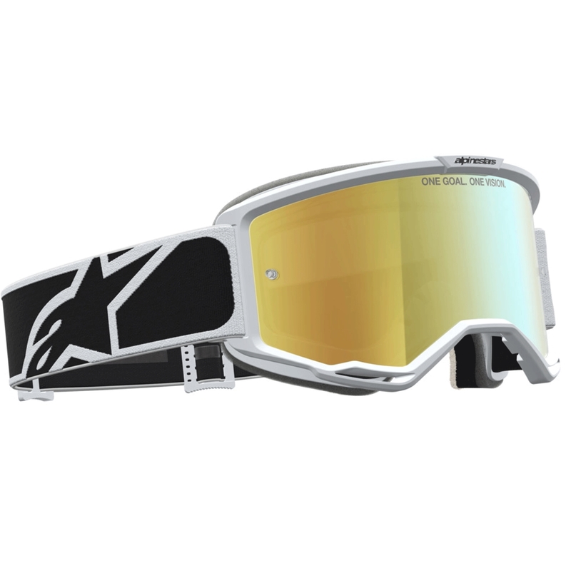Lunettes de motocross Alpinestars Vision 5 Rora noir et blanc