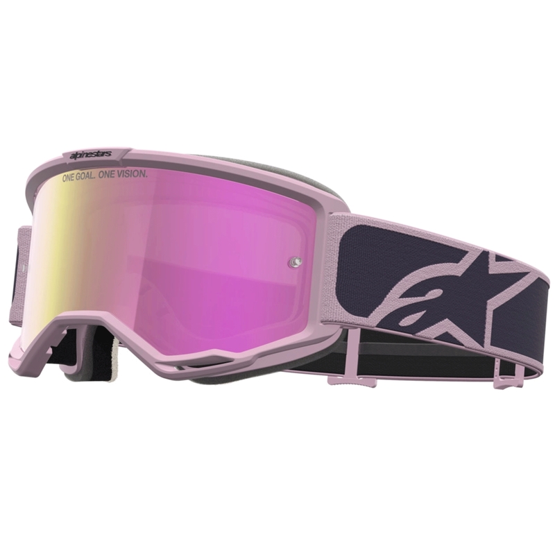 Lunettes de motocross Alpinestars Vision 5 Rora gris foncé-rose