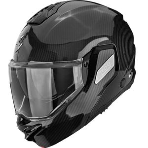 Casque de moto modulable Scorpion EXO-TECH II Carbon Solid noir