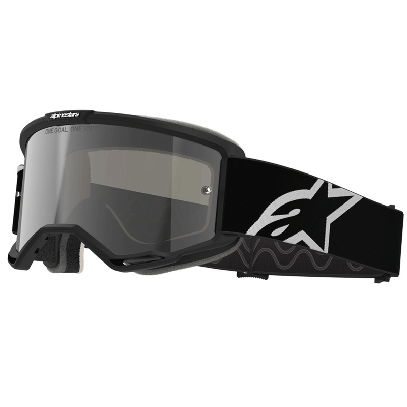Lunettes de motocross Alpinestars Vision 5 Corp 2 noir et blanc