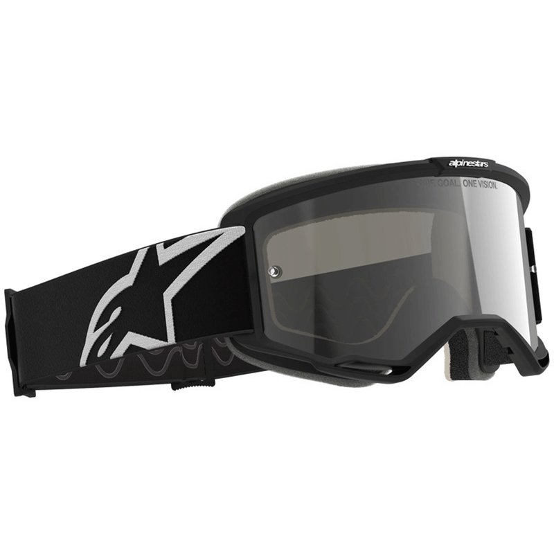 Lunettes de motocross Alpinestars Vision 5 Corp 2 noir et blanc