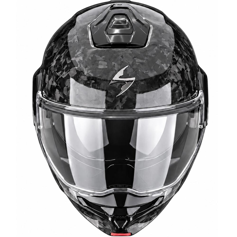 Casque de moto modulable Scorpion EXO-TECH II Onyx Carbon noir