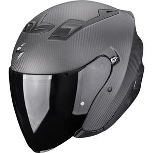 Casque de moto ouvert Scorpion EXO-Z1 Carbon Solid, noir mat