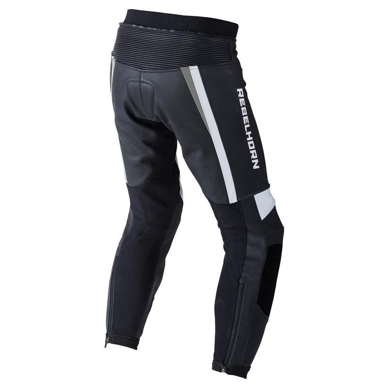 Kalhoty na motorku Rebelhorn Piston II PRO černo-bílé výprodej