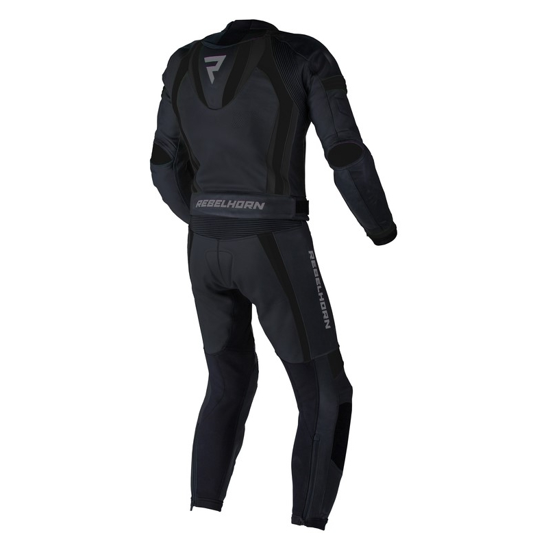 Combinaison de moto noire Rebelhorn Piston II PRO soldes