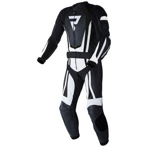 Combinaison de moto Rebelhorn Piston II PRO noir et blanc soldes