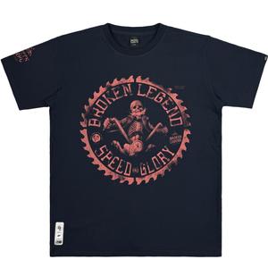 T-shirt Yakuza Premium Hellrider BL 303 bleu foncé
