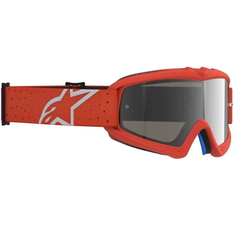 Lunettes de motocross Alpinestars Vision Youth Vesta orange-argent pour enfants