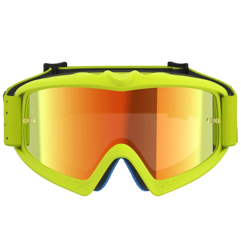 Lunettes de motocross pour enfants Vision Youth Vesta jaune fluo-noir