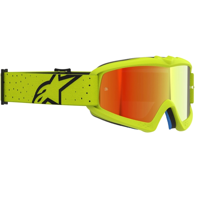 Lunettes de motocross pour enfants Vision Youth Vesta jaune fluo-noir