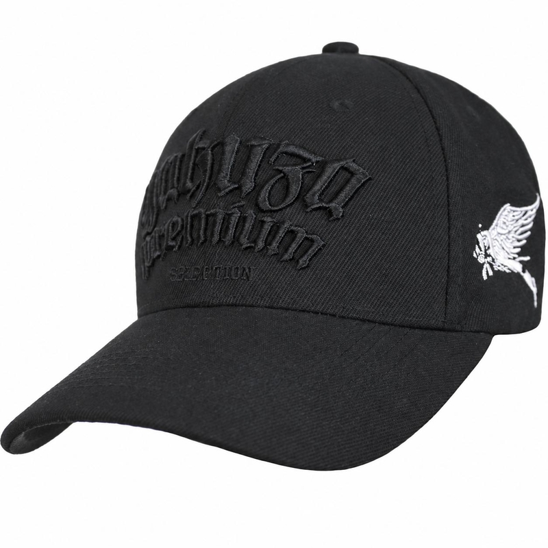 Casquette Yakuza Premium 4072 noire et blanche