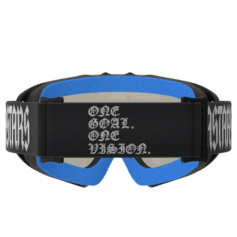 Lunettes de motocross Alpinestars Vision Youth Atrox pour enfants, noir et argent