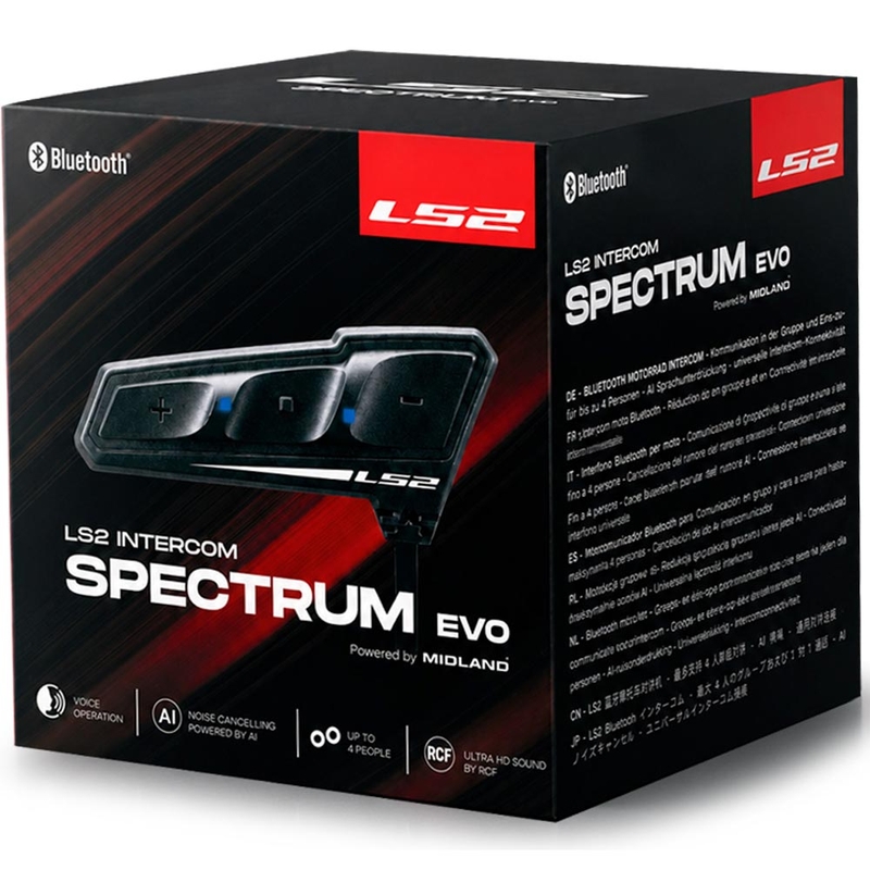 Interphone Bluetooth LS2 Spectrum EVO noir