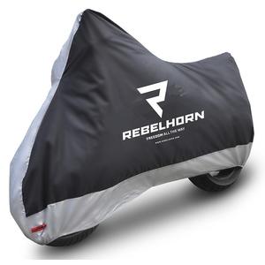 Bâche moto Rebelhorn Cover II noir-argenté