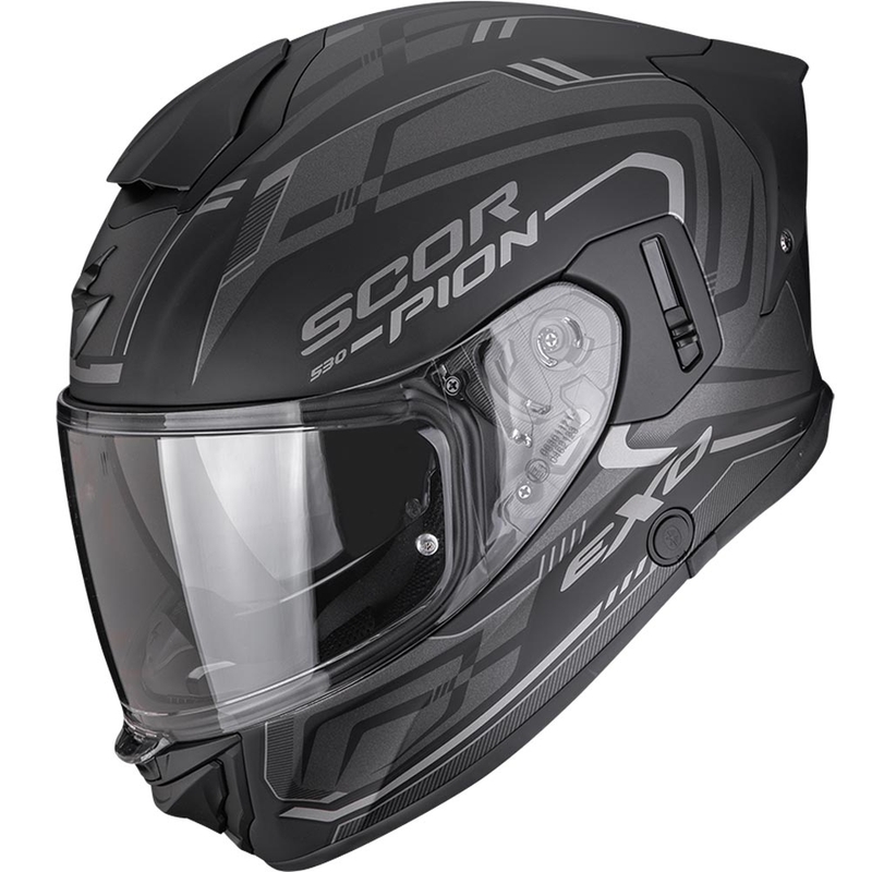 Casque intégral de moto Scorpion EXO-530 Air Slope noir mat-argent
