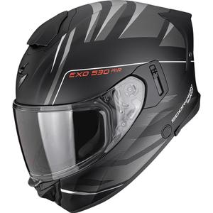 Casque intégral de moto Scorpion EXO-530 Air Tigris noir mat-argent