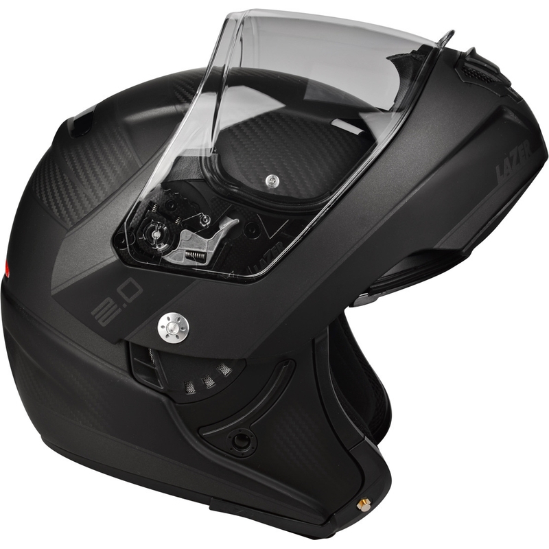 Lazer Monaco Evo 2.0 Black Matte Flip-up Motorcycle Helmet soldes