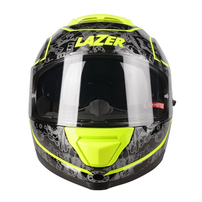 Lazer Rafale SR $13 Casque moto intégral original noir-gris-jaune fluo soldes