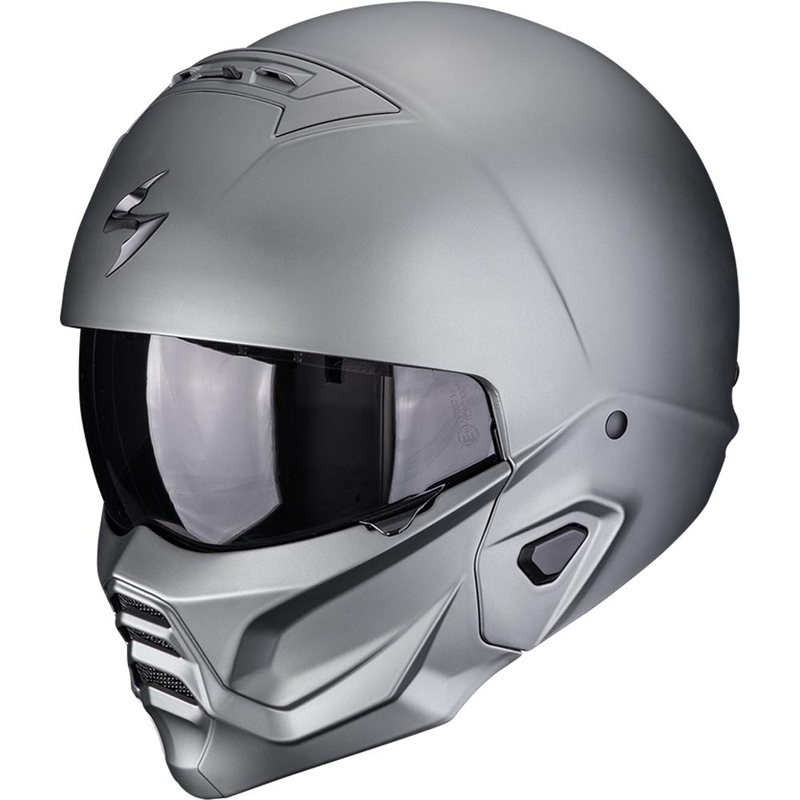 Casque de moto modulable Scorpion EXO-COMBAT II Gris titane mat