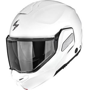 Casque de moto modulable Scorpion EXO-TECH II Solid blanc
