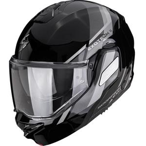 Casque de moto modulable Scorpion EXO-TECH II Markus noir et argent