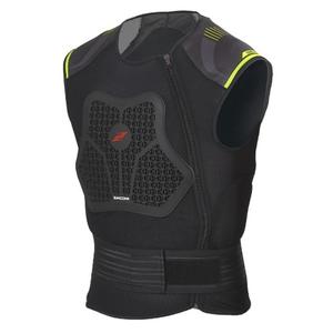 Gilet Zandona Netcube X8 noir-jaune fluo 180-189 cm
