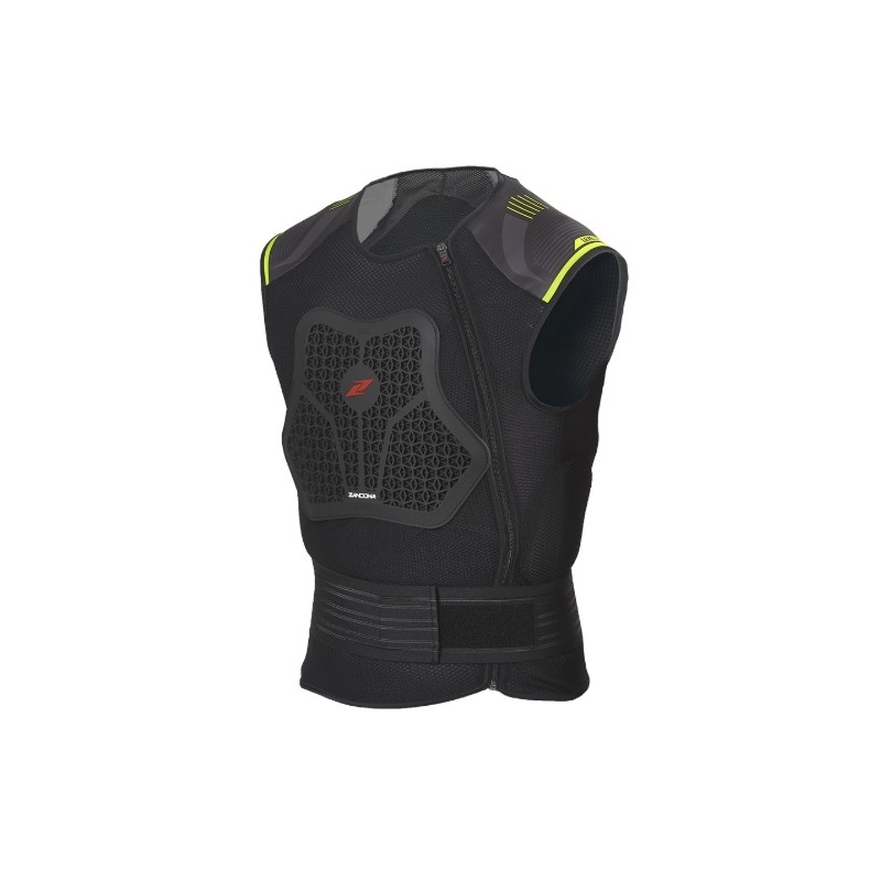 Gilet Zandona Netcube X8 noir-jaune fluo 180-189 cm