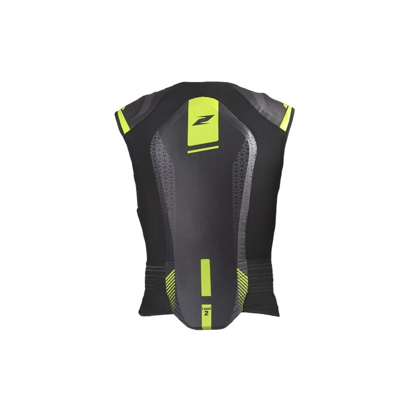 Gilet Zandona Netcube X8 noir-jaune fluo 180-189 cm