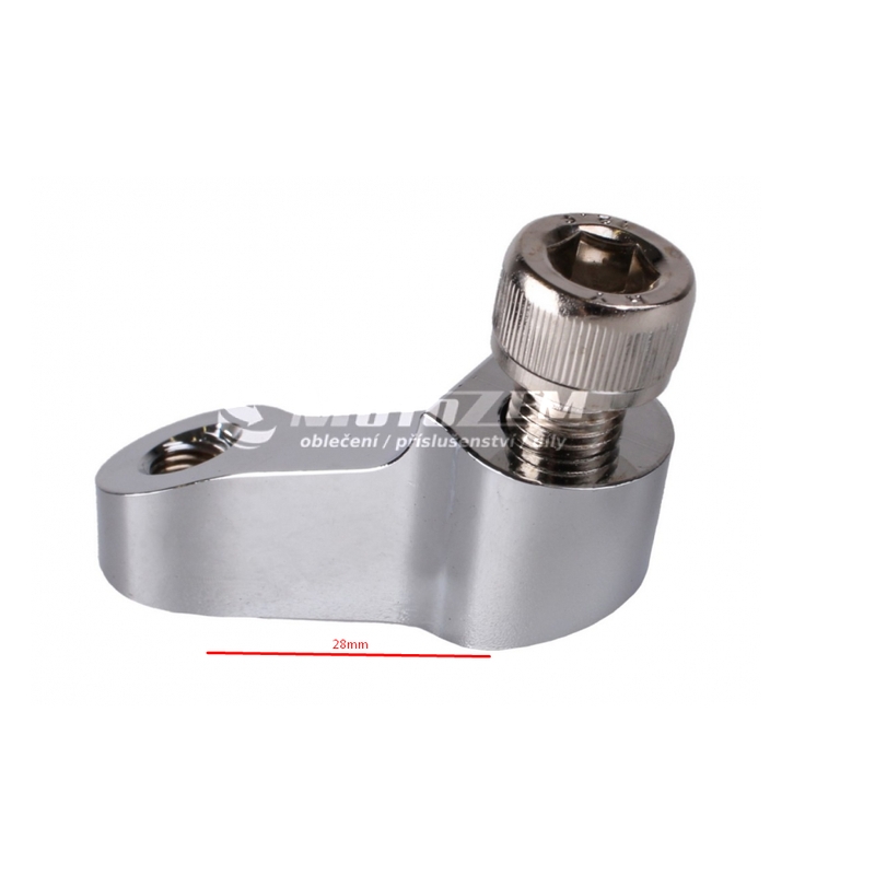 Adaptateur universel pour extension de miroir R-TECH M10 chrome