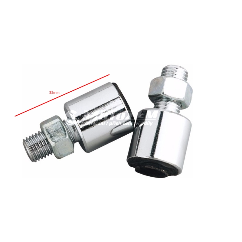 Adaptateurs anti-vibration pour rétroviseurs Honda, Kawasaki, Suzuki 2pcs