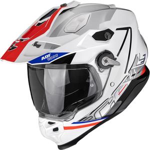 Casque enduro Scorpion ADF-9000 Air Summit blanc-rouge-argent