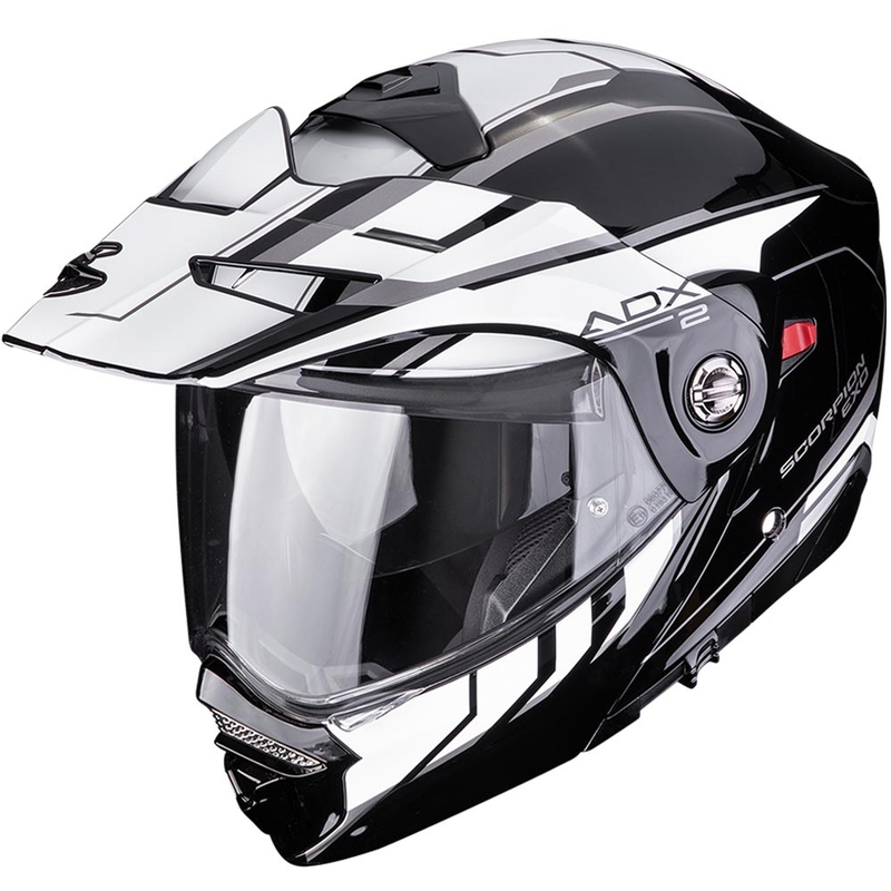 Casque de moto enduro Scorpion ADX-2 Walt noir et blanc