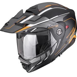 Casque de moto enduro Scorpion ADX-2 Walt noir mat-orange