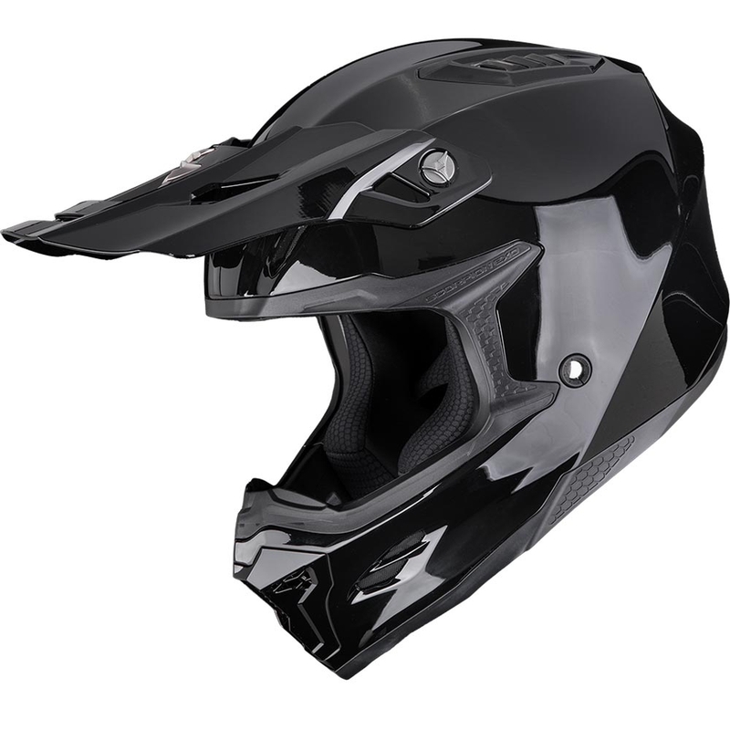Casque de motocross Scorpion SMX-10 Solid noir