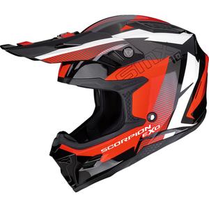 Casque de motocross Scorpion SMX-10 Speed noir-blanc-rouge