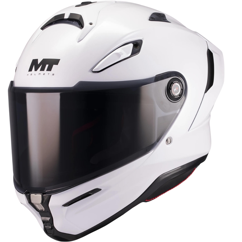 Casque intégral de moto MT KRE 2 Pure A0 blanc