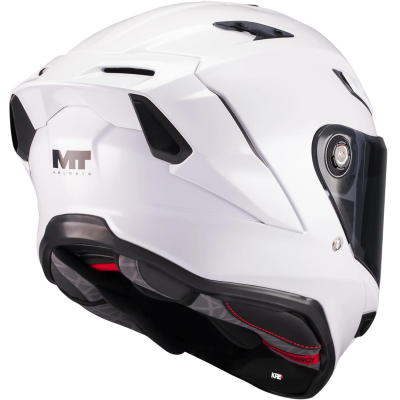 Casque intégral de moto MT KRE 2 Pure A0 blanc