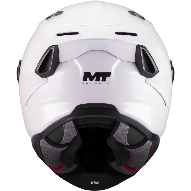 Casque intégral de moto MT KRE 2 Pure A0 blanc