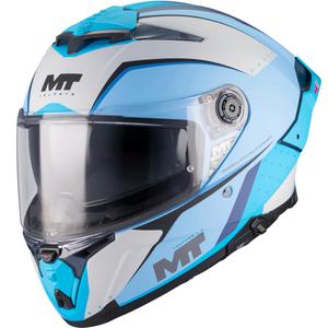 Casque intégral de moto MT Thunder 4 R SV Wind Tunnel C7 bleu-gris mat