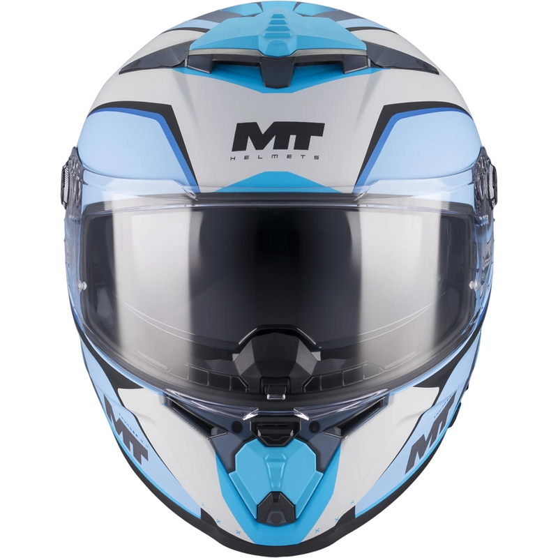 Casque intégral de moto MT Thunder 4 R SV Wind Tunnel C7 bleu-gris mat
