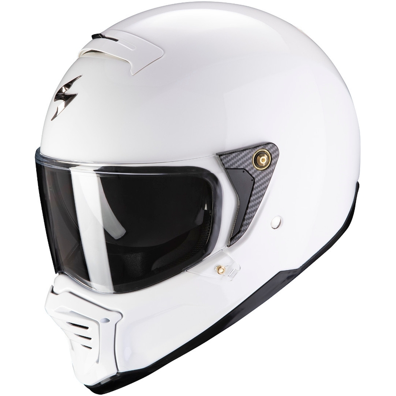 Casque intégral Scorpion EXO-HX1 Blanc solide