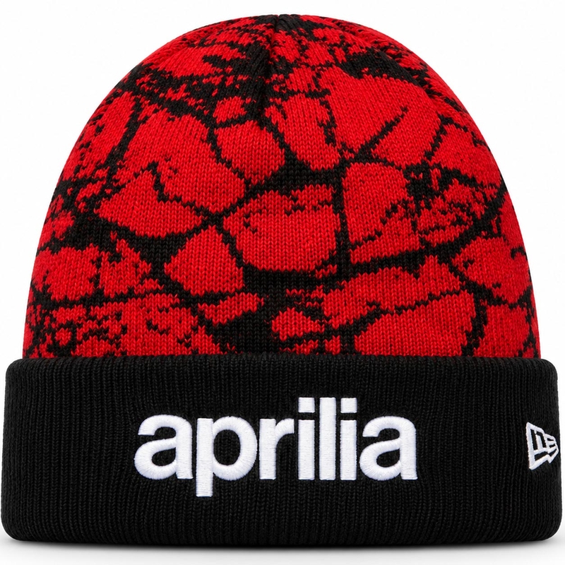 Casquette Aprilia Racing avec logo rouge et noir