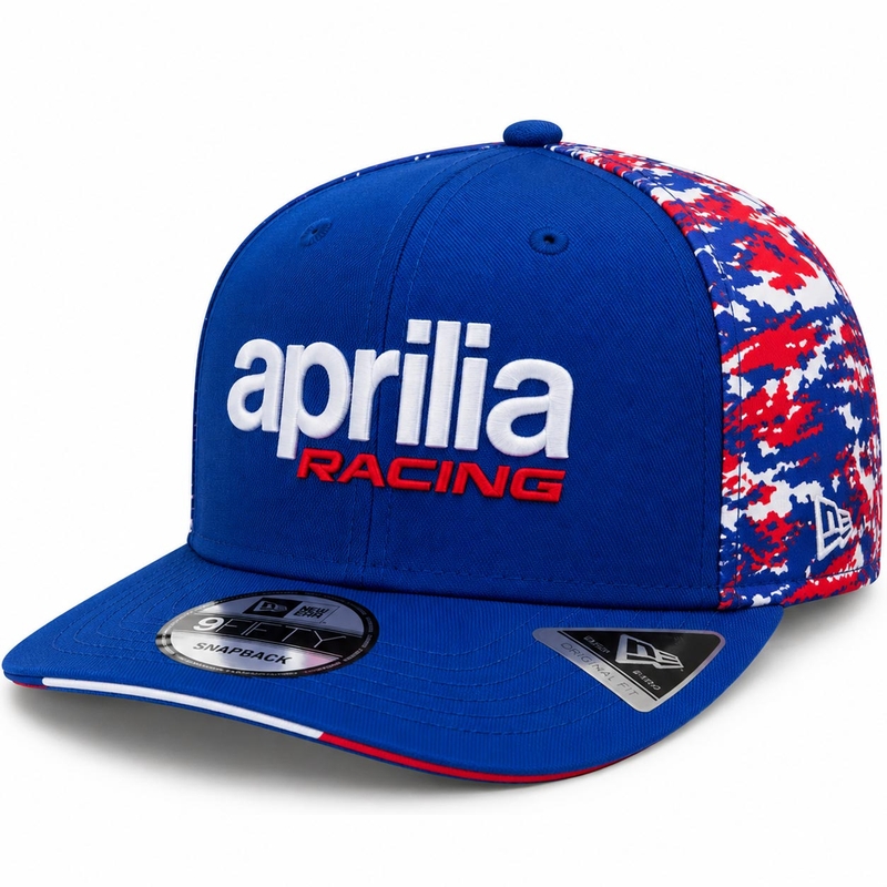 Casquette Aprilia Racing x New Era Le Mans édition bleu