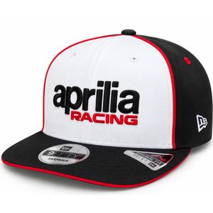 Casquette Aprilia Racing x New Era édition spéciale, noire et blanche