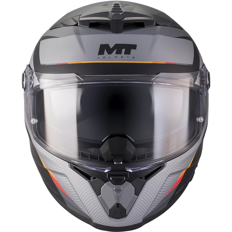 Casque intégral de moto MT Thunder 4 R SV Highway B5 gris-noir mat