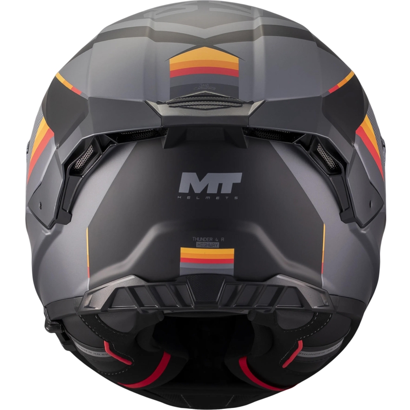 Casque intégral de moto MT Thunder 4 R SV Highway B5 gris-noir mat