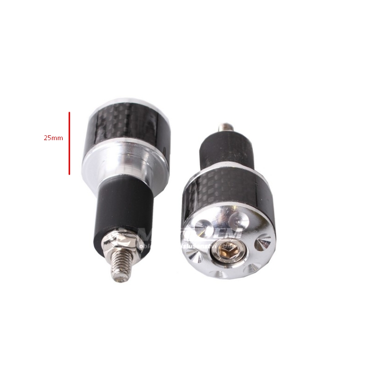 Embouts de guidon R-TOOL argent
