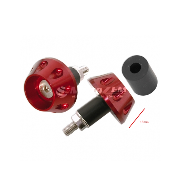 Embouts de guidon Vicma - rouge